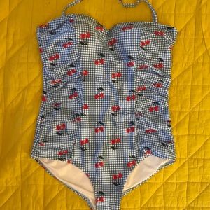 Retro One-piece Cherry LoveSwimsuit